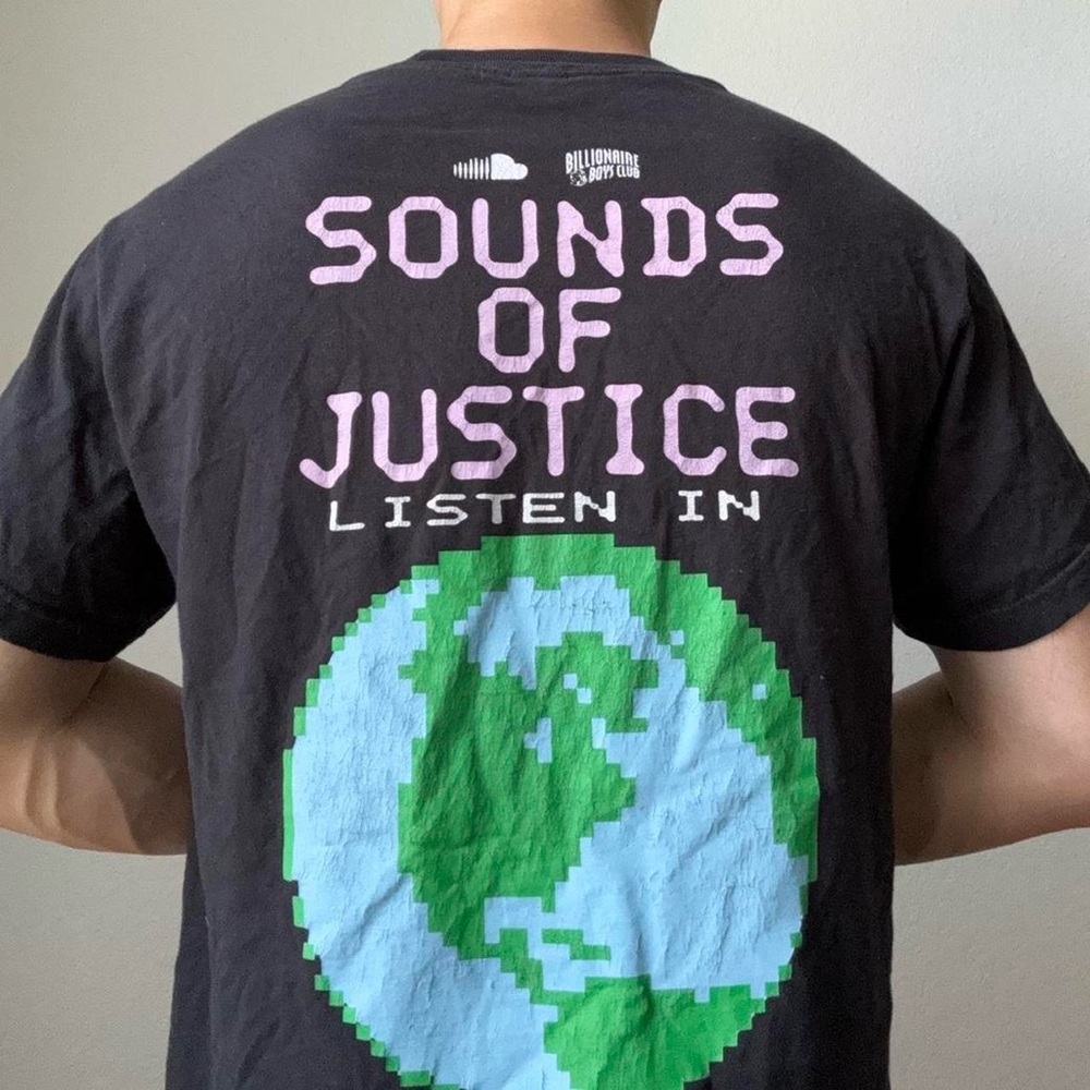Billionaire Boys Club x Soundcloud Graphics Black Tee Shirt
